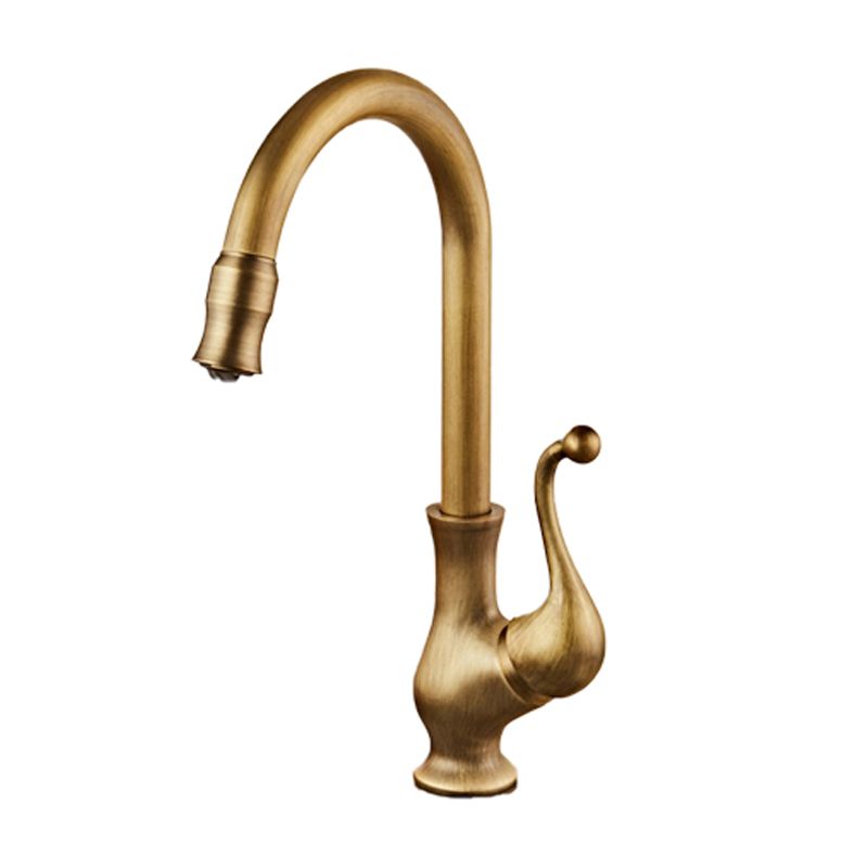 Traditional Standard Bar Faucet 1-Handle with Supply Lines Kitchen Faucet