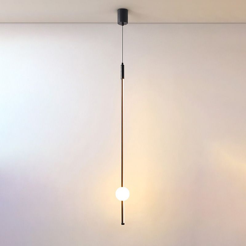 Tube Suspended Light Ceiling Modern Style Warm Light Hanging Light for Bedroom