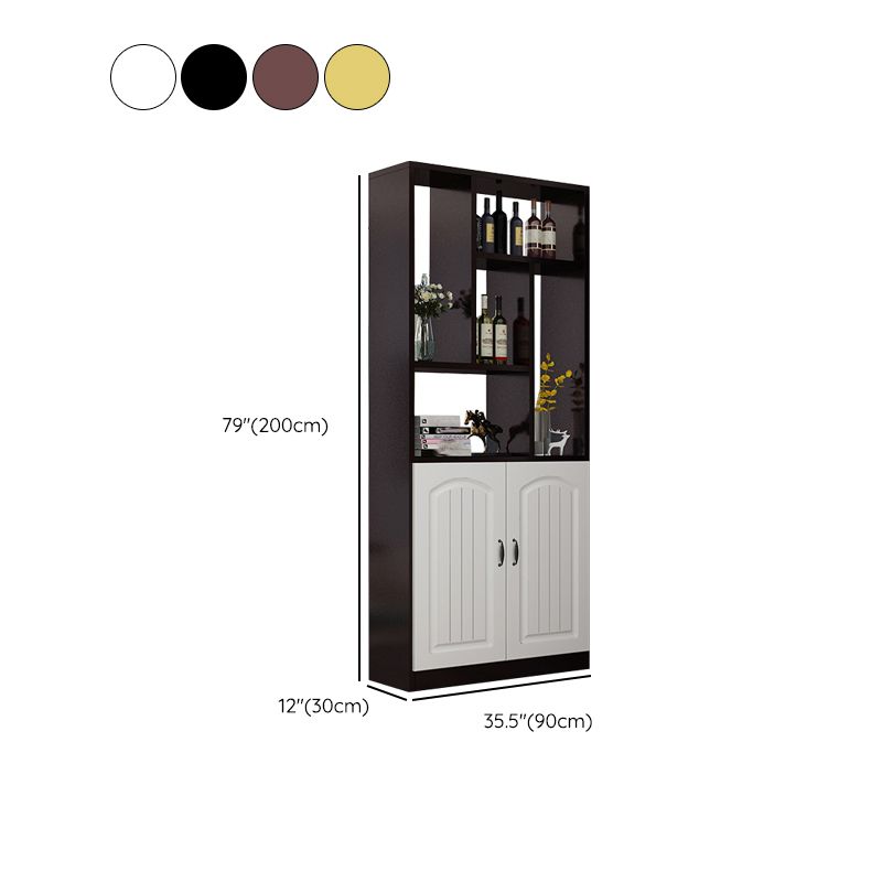Modern Cabinet Water Resistant Wood Accent Cabinet with Doors