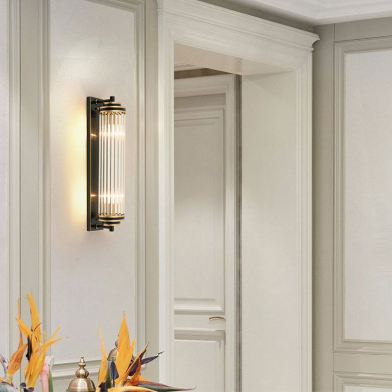 2-Light Cylinder Wall Mount Lighting Modern Wall Mounted Lamps for Living Room
