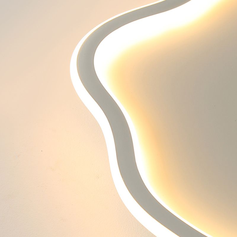 Minimalisme Metalen LED-inbouwlamp Geometrische plafondinbouw voor slaapkamer