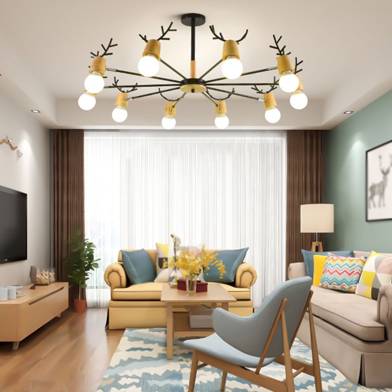 Lustres de pendentif de forme unique contemporains éclairage de pendentif métallique