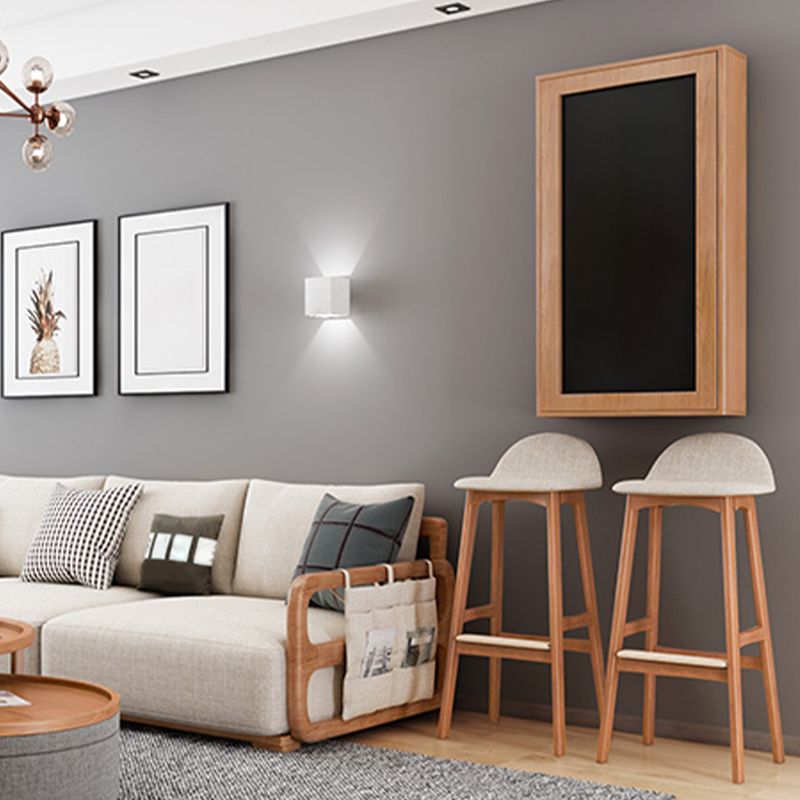 Modern Solid Wood Bar Table Extendable Bar Table for Kitchen