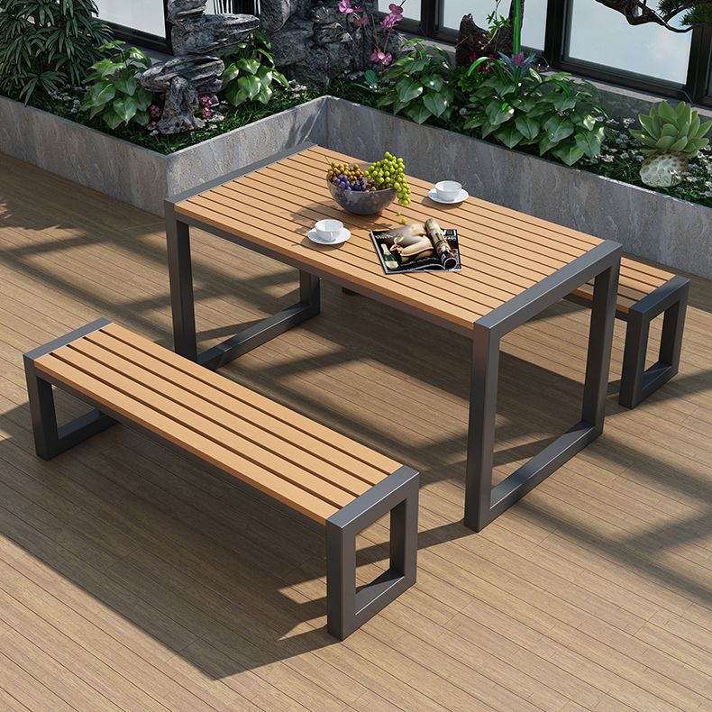 Modern Style 1/3 Pcs Dining Set Wood Rectangular Dining Table Set