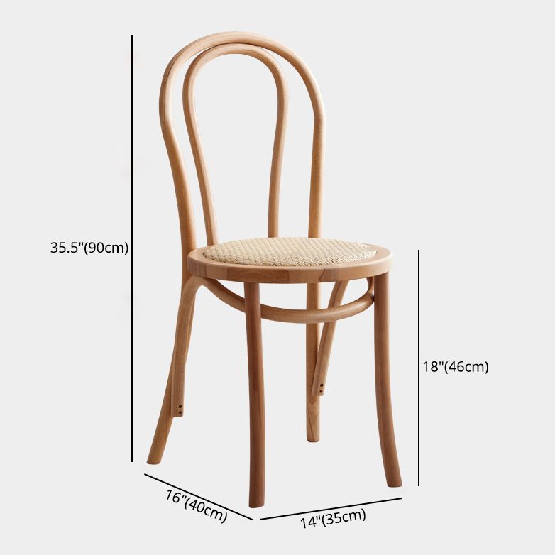 Juego de sillas de madera de haya contemporánea, cocina, comedor, sillas traseras Windsor