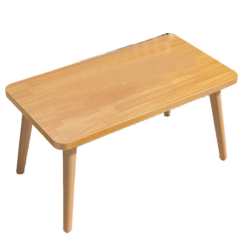 Contemporary Style Coffee Cocktail Table 4 Legs Wooden Coffee Table
