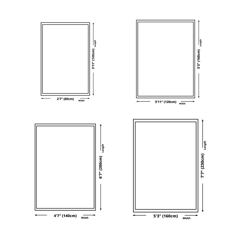 Alfombra moderna de poliéster moderno poliéster cuadrado alfombra resistente a la alfombra para decoración del hogar