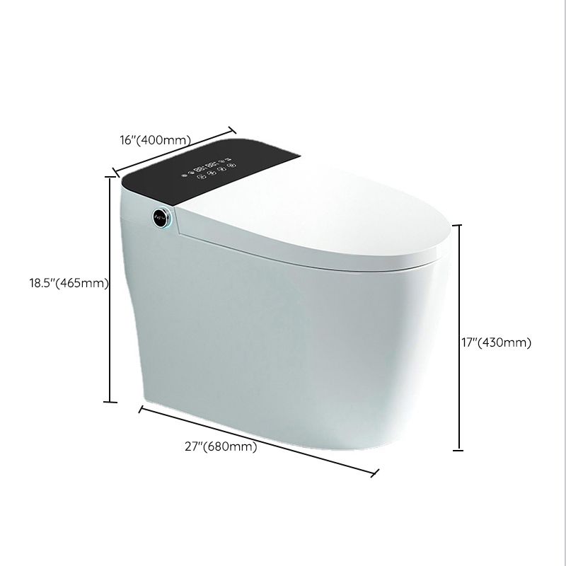 Modern All In One ABS Toilet Floor Mounted Siphon Jet Flush Toilet