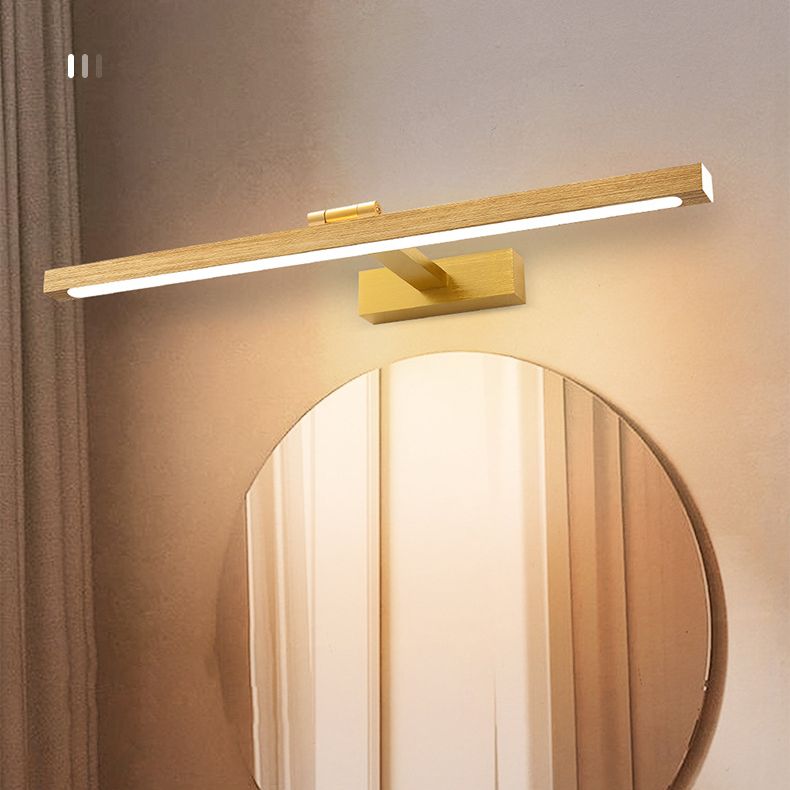 Nordic Minimalist Style Linear Vanity Lighting Fixtures Acrylic Vanity Sconce