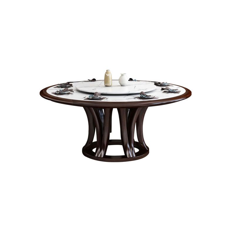 Pedestal Dining Table Convertible Dining Table for Dining Room