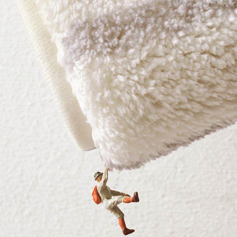 Relaxing Bedroom Rug Multi Colored Geometric Print Indoor Rug Lamb Wool Non-Slip Backing Stain-Resistant Area Carpet