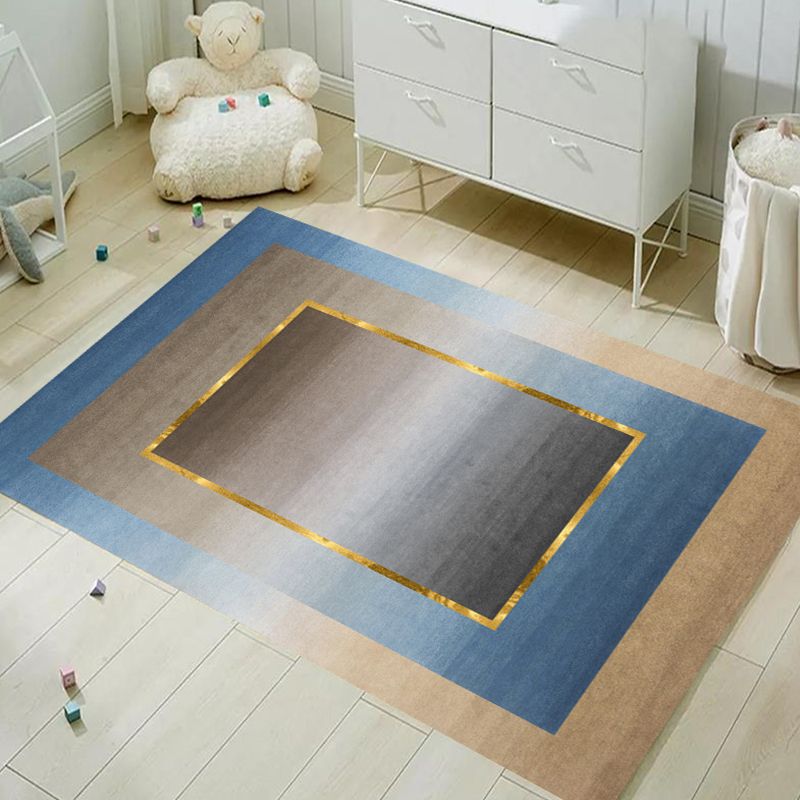 Eenvoud wasbaar tapijt modern vloerkleed polyester vlekbestendig gebied tapijt voor woonkamer