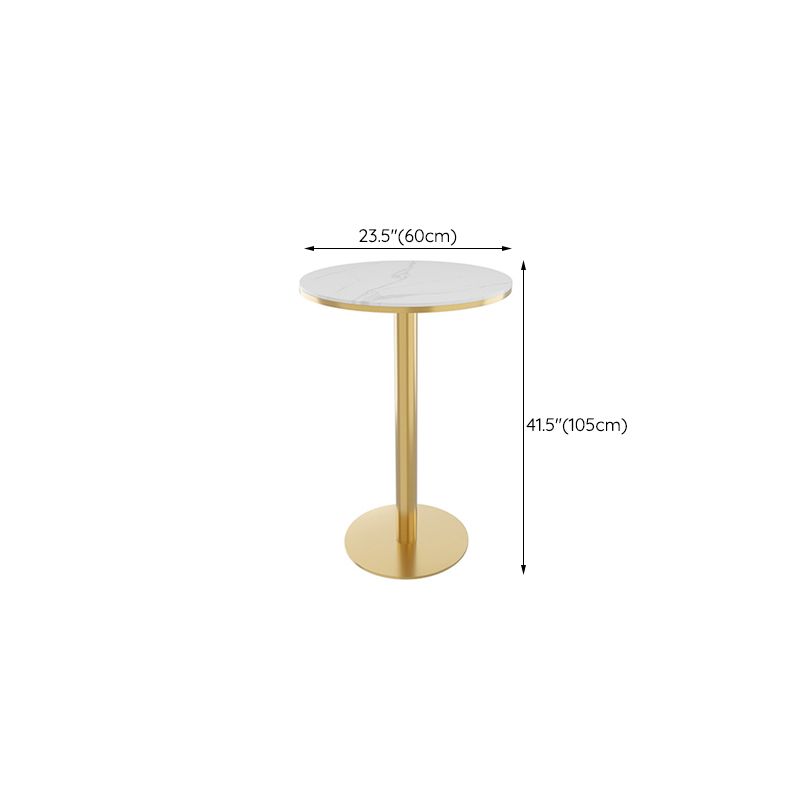 Sintered Stone Bar Table Traditional Luxury Dining Table for Kitchen Living Room