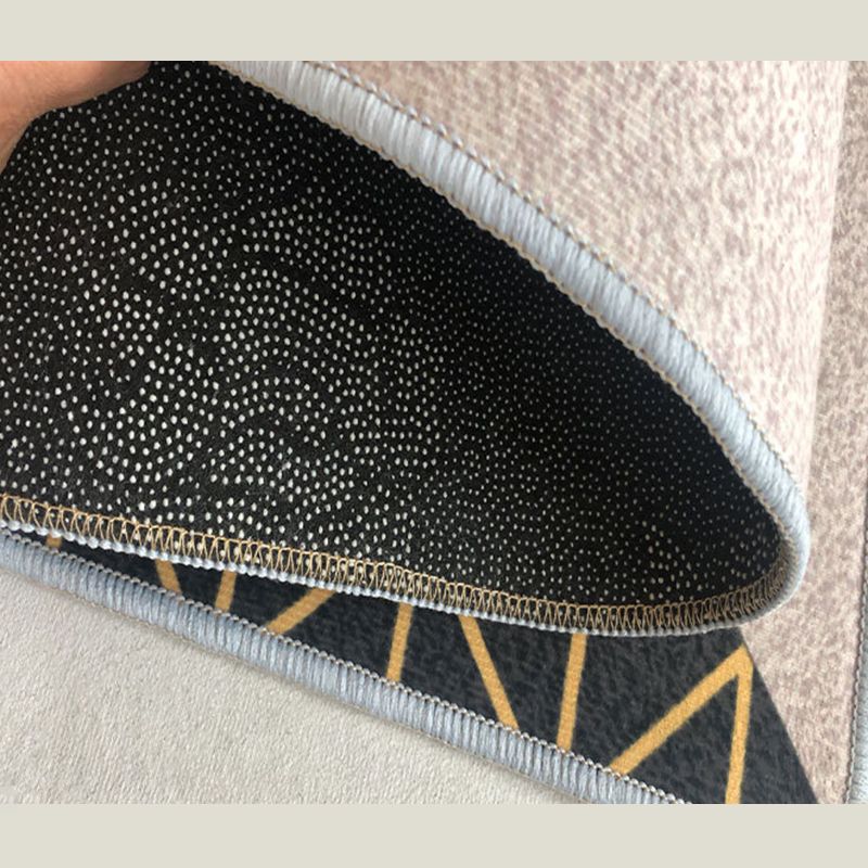 Meerkleurig eclectisch tapijt, polyester, visuele print, binnentapijt, vlekbestendig tapijt voor woondecoratie