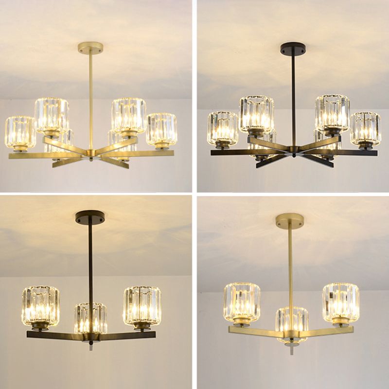 Luce moderna di lusso moderno lussuoso illuminazione a sospensione verticale luce a sospensione cristallina