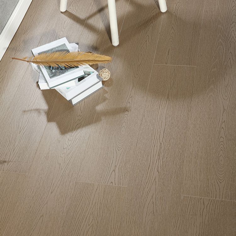 Modern Solid Color Click Lock Water-Resistant Textured Laminate Flooring