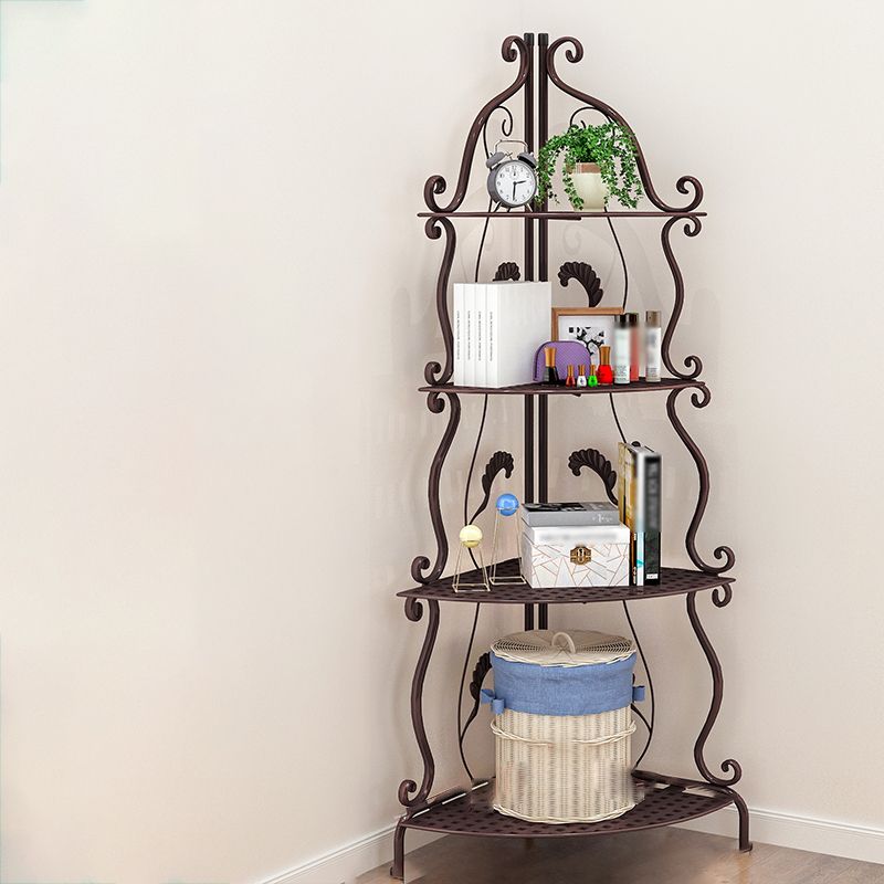 Glam Style Bookcase Shelf Open Back Bookcase for Study Room and Office