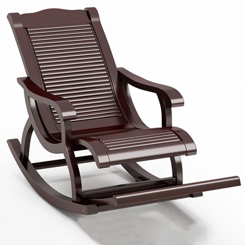 Mid-Century Modern Recliner Chair Solid Wood Recliner Chair for Living Room