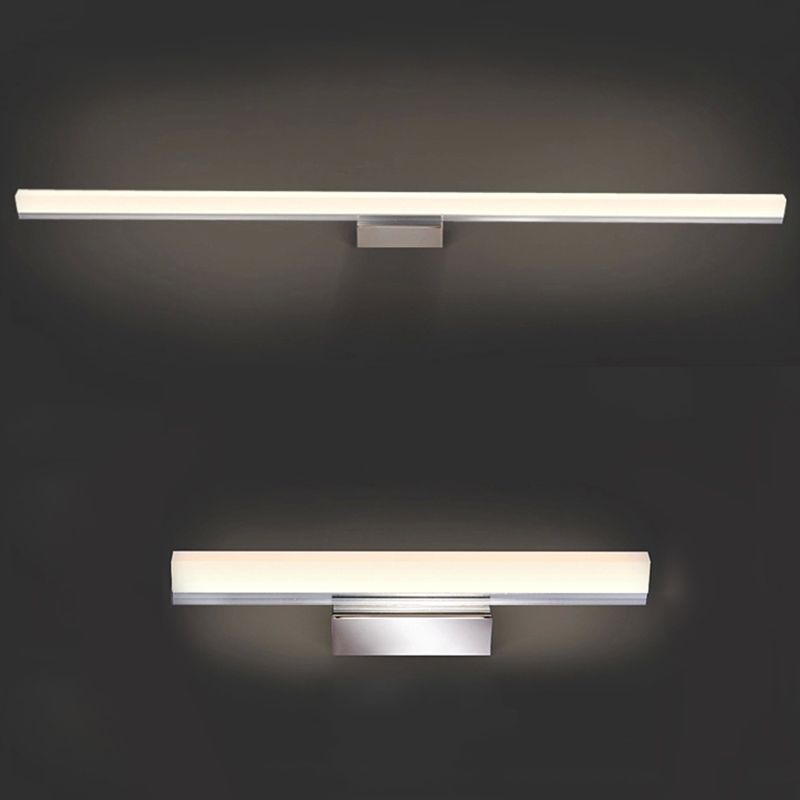 Elongated Vanity Light Fixtures Modern Simplicity Acrylic Wall Mount Lamp for Bathroom