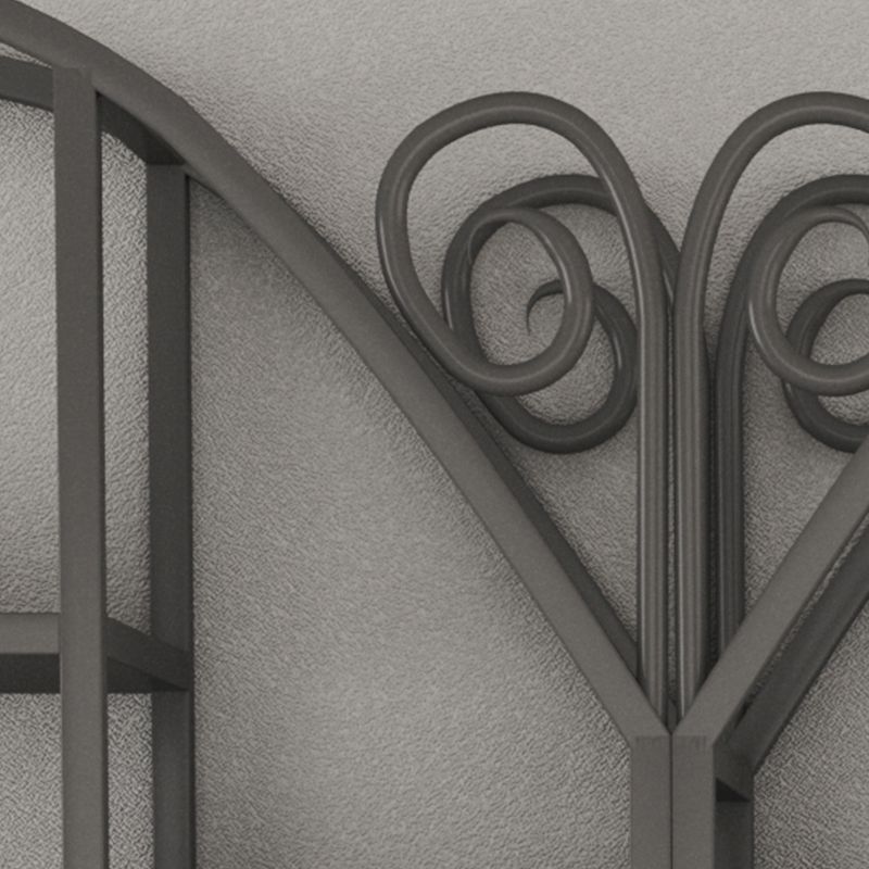 Industrial Open Back Bookshelf Freestanding Metal Book Shelf