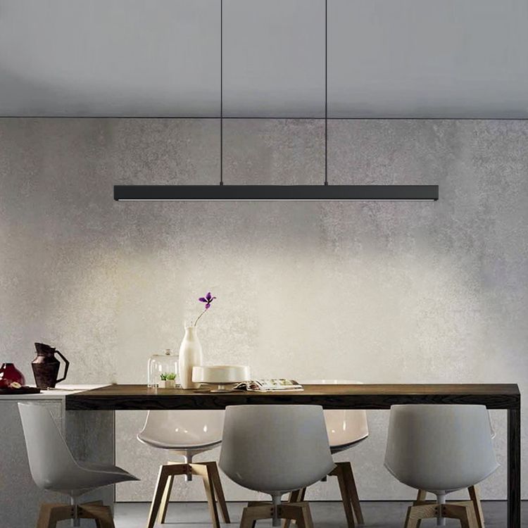 Metal Linear Island Lighting Chandelier Lighting Fixtures Modern Chandelier