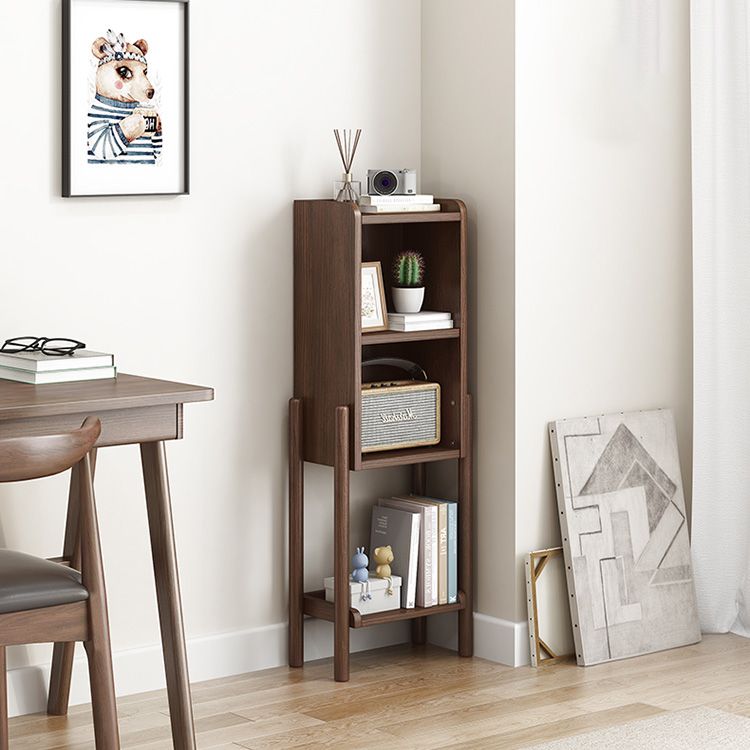 Modern Style Bookshelf Open Solid Wood Shelf Bookcase for Home