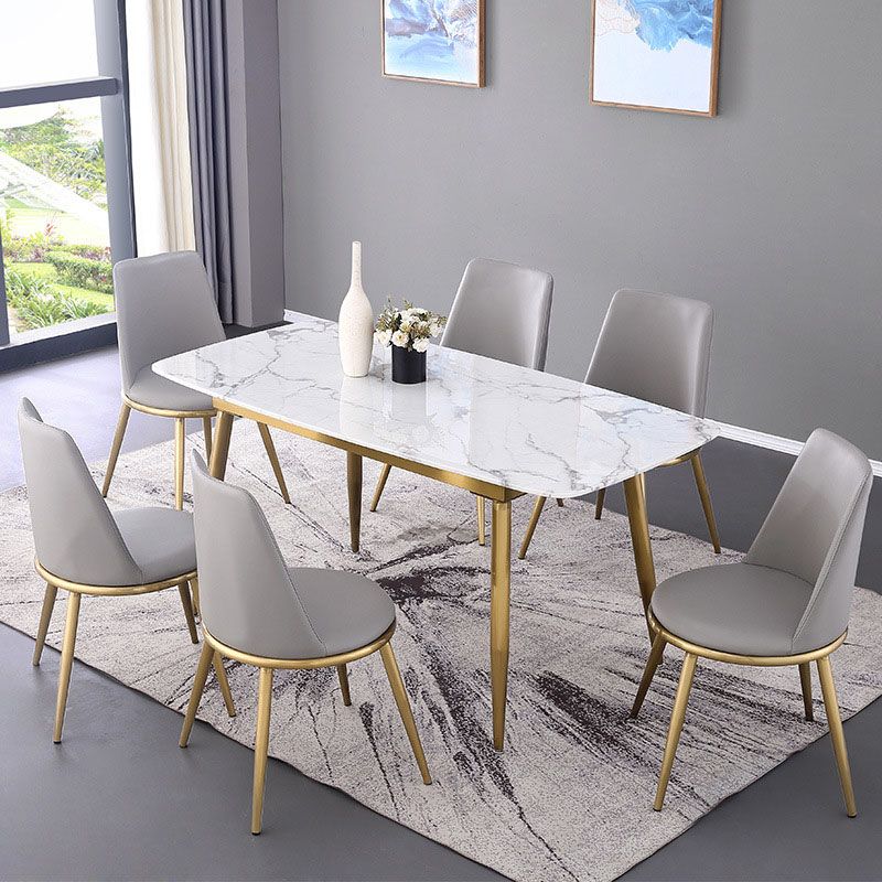 Industrial Parsons Chair Solid Back Kitchen Dining Side Chair