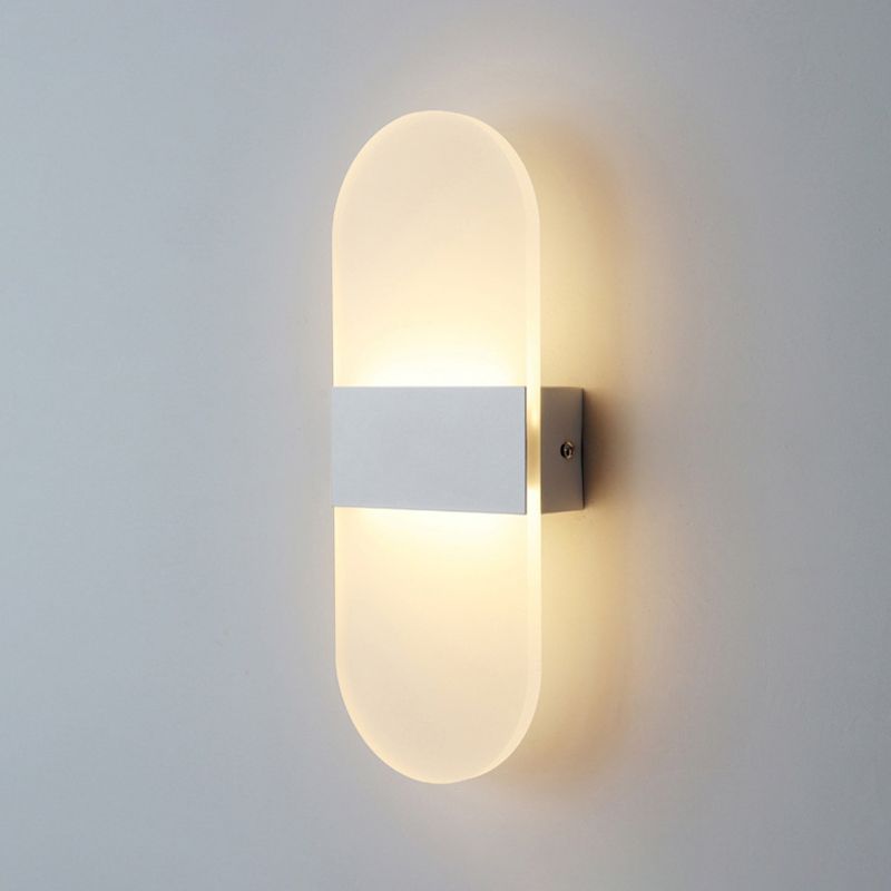 Modern Style Wall Mount Light LED Wall Light with Acrylic Shade for Living Room