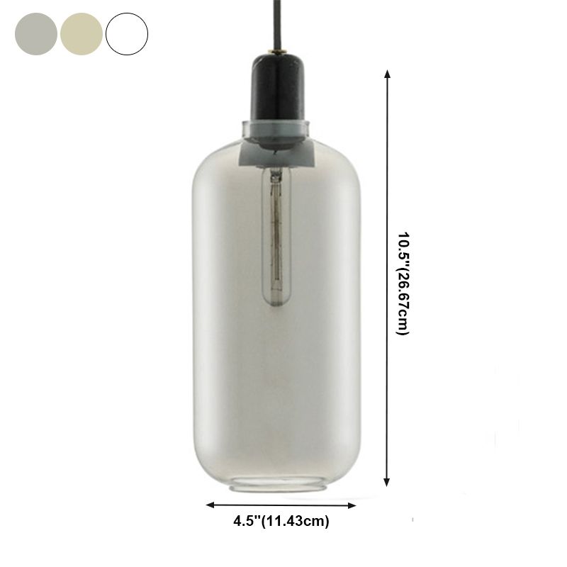 Moderner künstlerischer Stil Single Hanging Lampe Marmor Geometrische Anhänger Licht mit Glasschatten