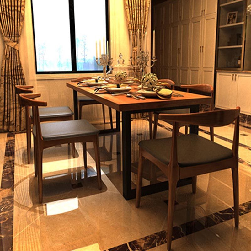 Industrial 1/2/7 Pieces Dining Set Wood Dining Furniture for Shop