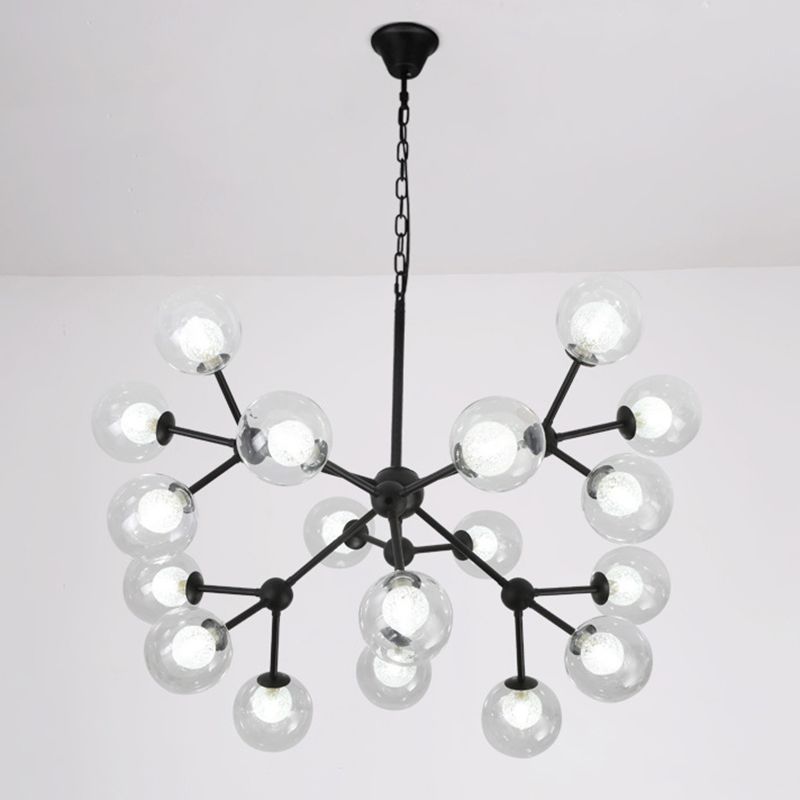 Lámpara de lámparas de múltiples luces de vidrio de estilo Starburst estilo moderno