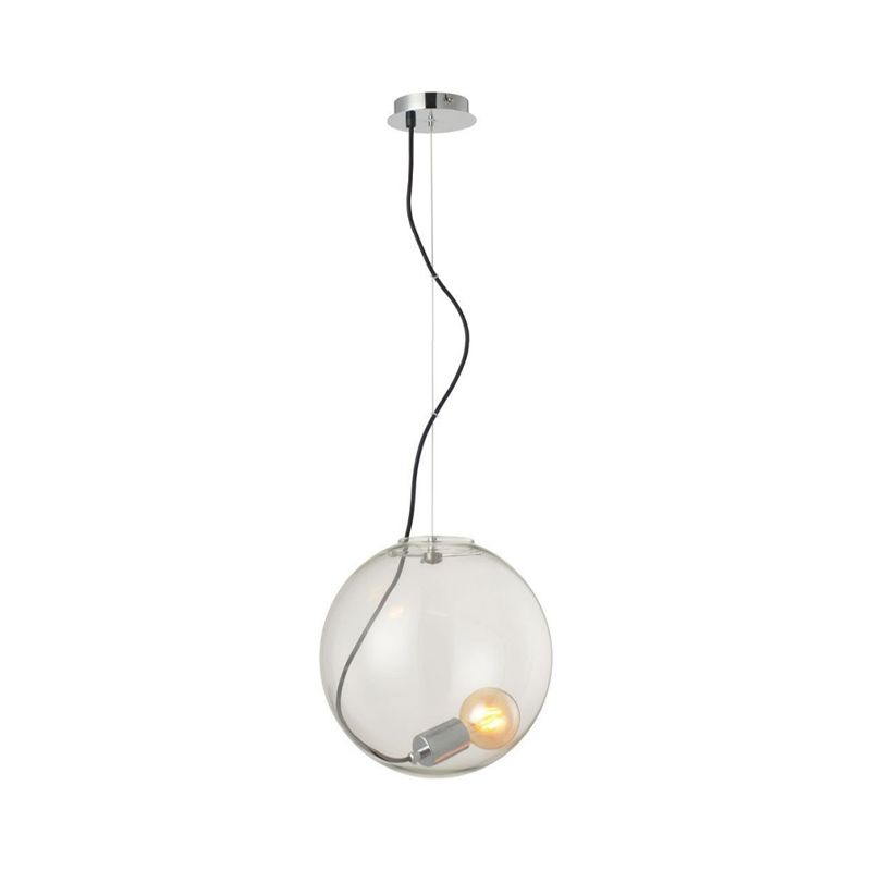 Sala da pranzo sfera in vetro luminoso appeso 1 lampadina 8 "/10"/12 "Simple a soffitto largo
