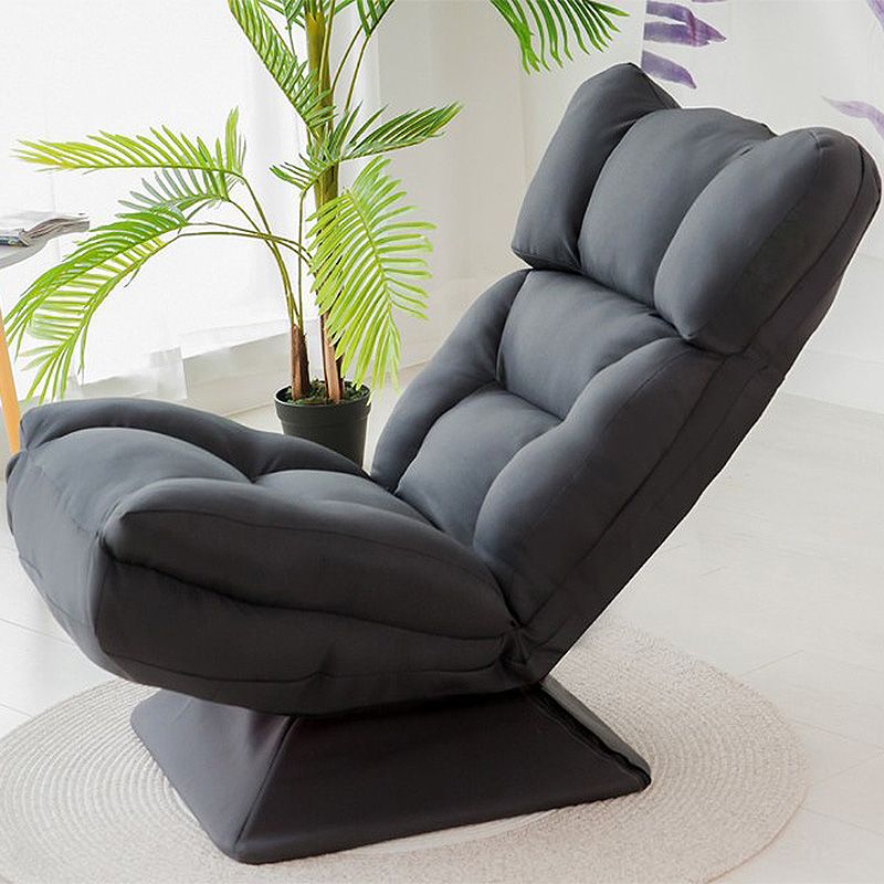 Modern 20"W Armless Chair Cotton Blend Upholstered Accent Chair