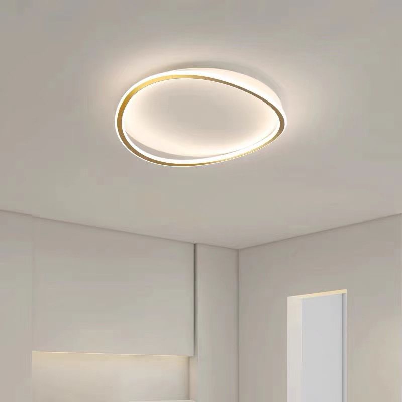 Plafonnier LED en forme de géométrie, en acrylique moderne, 2 lumières, montage encastré pour le salon