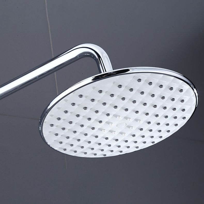 Shower System Rain Massage Jet Round Adjustable Spray Pattern Shower Trim