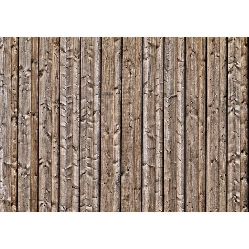 Mildew Resistant Wood Texture Mural Industrial Style Home Decor for Sitting Room