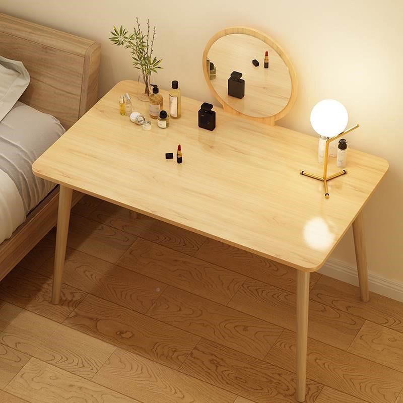 Contemporary Bedroom Makeup Vanity Desk Straight Feet Vanity Dressing Table