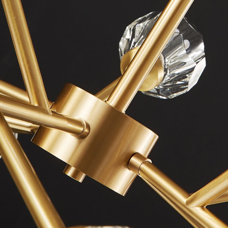 Luces de techo colgantes de rociado de estilo de lujo posmodernos