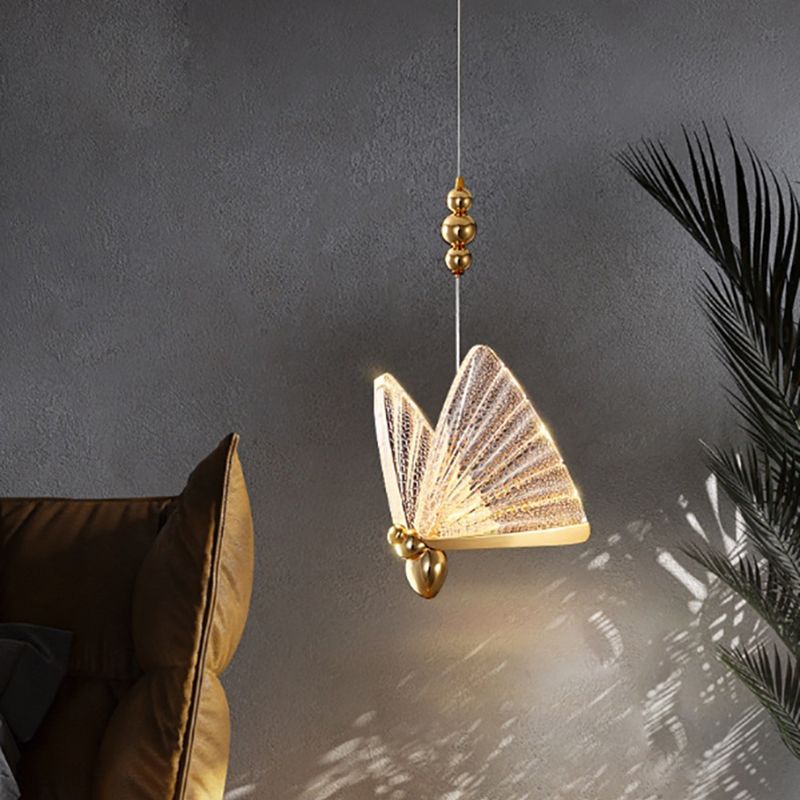 Butfly acrylique pendentif éclairage
