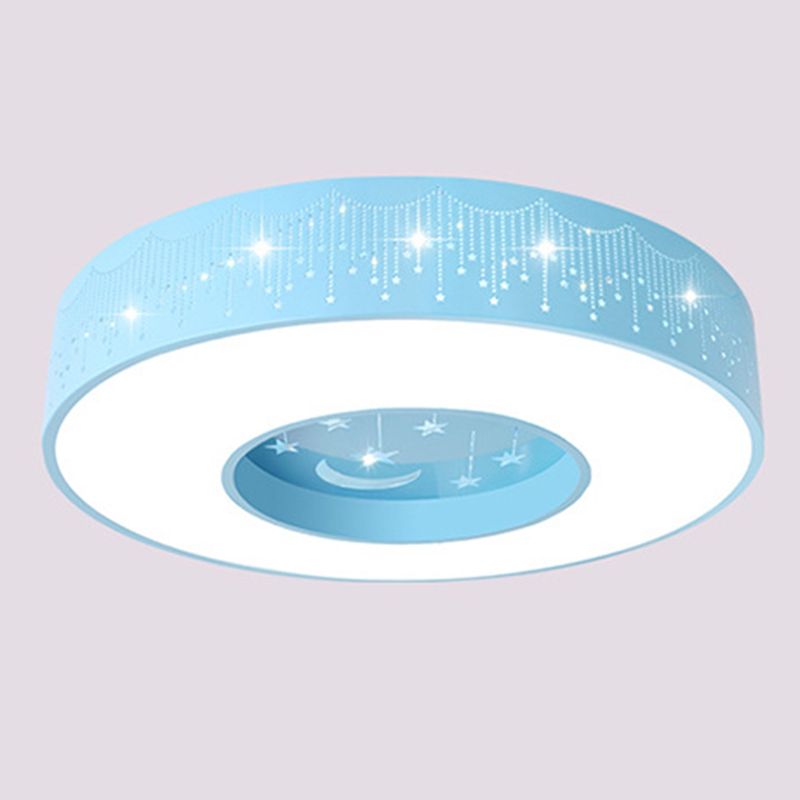 Circular Flush Mount Light Fixture Kids Acrylic Flush Mount