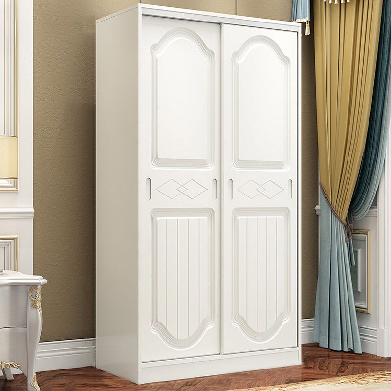 Contemporary Wardrobe Armoire Wood Combination Armoire With Doors