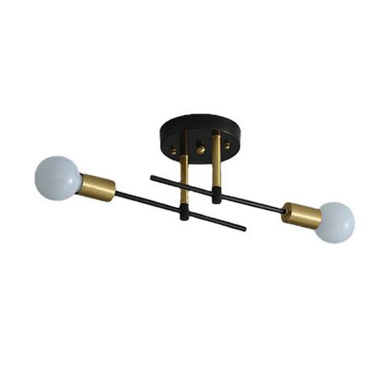 Industrial Ceiling Light Simplicity Flush Mount Light Fixture for Bedroom