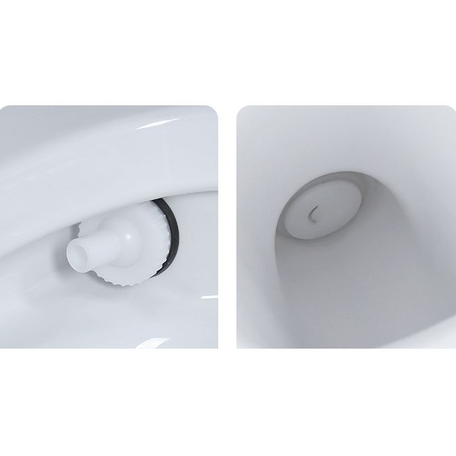 Floor Mounted Toilet One-Piece Toilet ABS Contemporary Flush Toilet