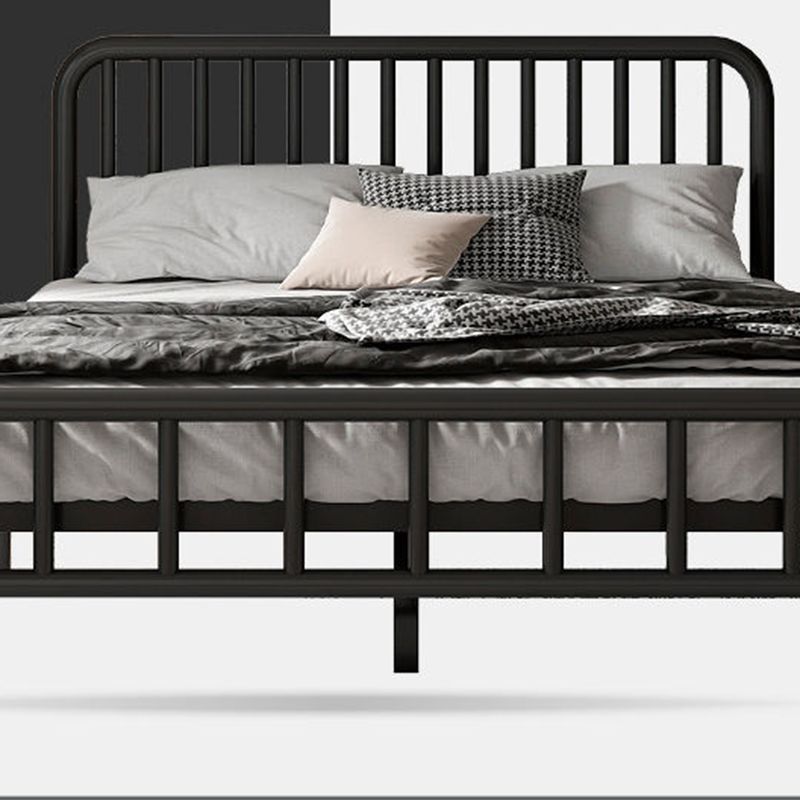 Contemporary with Metal Legs Mattress Included Rectangular Slat Bed