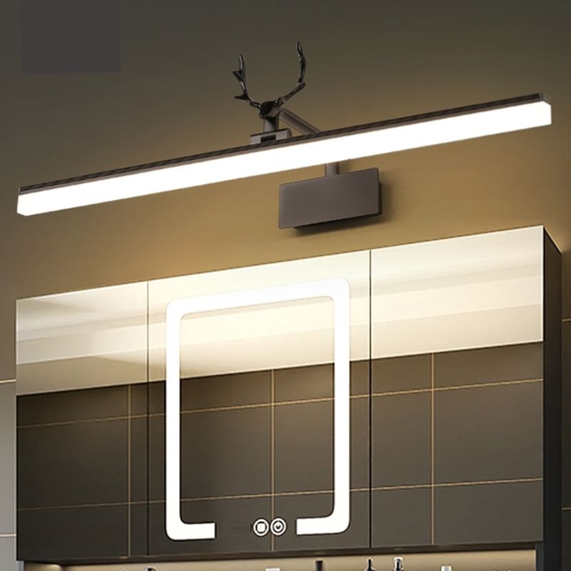 Modern Simple Antler Makeup Mirror Lamp Bathroom Nordic Mirror Light Fixture