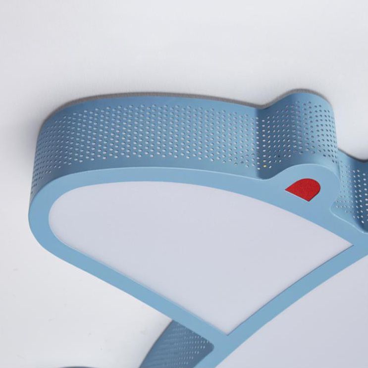 Airplane Flush Mount Light Fixtures 1 Light Acrylic Cartoon LED Ceiling Light