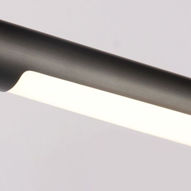 Metal Linear Shade Wall Sconce Modern Style 1-Light Mirror Wall Lighting Fixtures