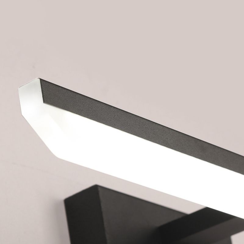 Linear LED Vanity Wall Light Fixtures Modern Mirror Front Light with Acrylic Shade