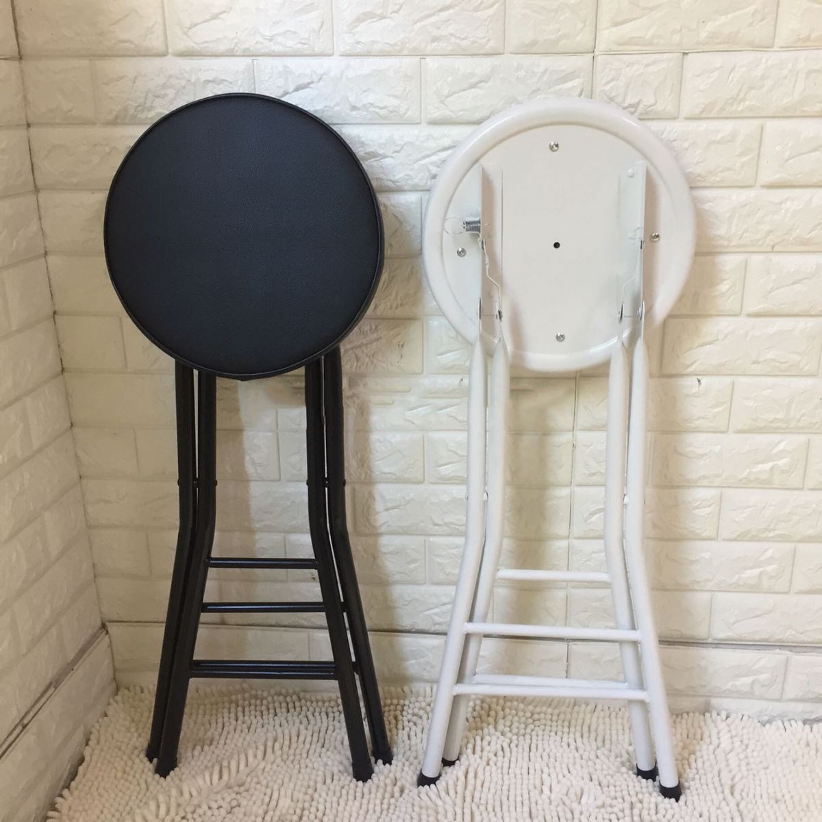 Taburete moderno de la sala de estar de acero de la sala de acero con reposapiés