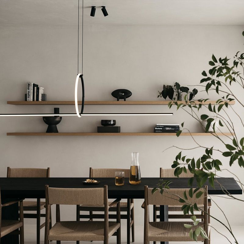 PENDANT MODIFIQUE DE CHANDELIER DE FER LINÉAR